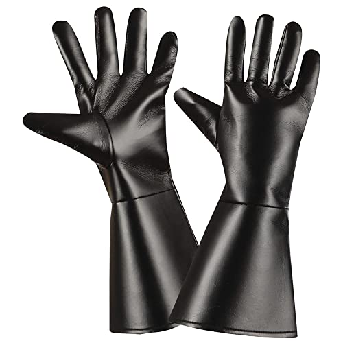 W WIDMANN MILANO Party Fashion 8535A - Handschuhe aus Kunstleder, schwarz, Mottoparty, Karneval von WIDMANN MILANO PARTY FASHION