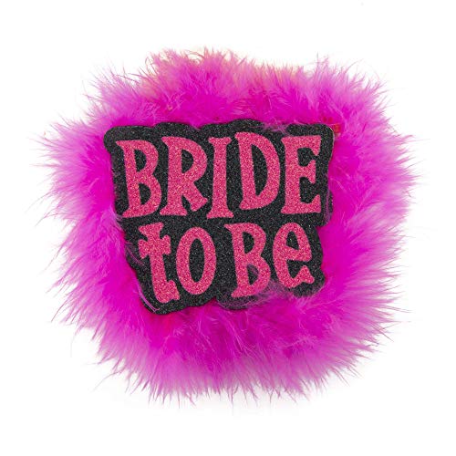 Widmann 8845S - Brosche Bride to Be, Pink/Schwarz, Anstecker, Button, Bachelorette Party, Junggesellinnenabschied, JGA, Accessoire, Kostüm, Mottoparty, Karneval Widmann 8845S - Brosche Bride to Be, Pink/Schwarz, Anstecker, Button, Bachelorette Party, Junggesellinnenabschied, JGA, Accessoire, Kostüm, Mottoparty, Karneval von WIDMANN