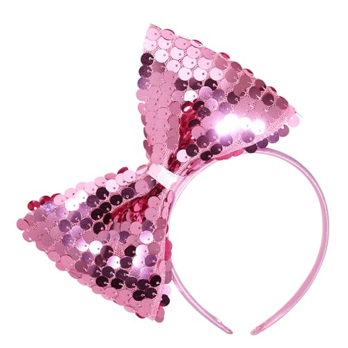 W WIDMANN MILANO Party Fashion - Haarreif mit Schleife, Pailletten, Kopfschmuck, Accessoire Karneval von W WIDMANN MILANO Party Fashion