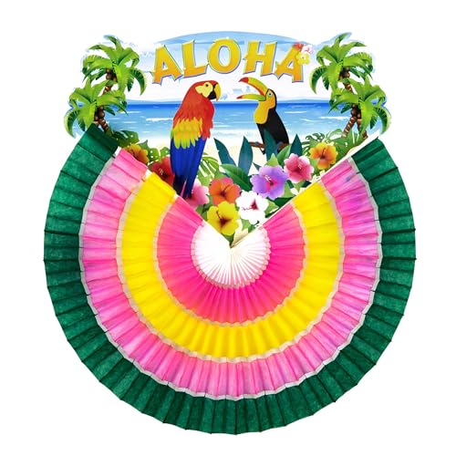 W WIDMANN MILANO Party Fashion 95791 - Fächer Aloha, bunt, Ø 46 cm, Tropische Vögel, Dekoration, Hawaii, Mottoparty W WIDMANN MILANO Party Fashion 95791 - Fächer Aloha, bunt, Ø 46 cm, Tropische Vögel, Dekoration, Hawaii, Mottoparty von WIDMANN MILANO PARTY FASHION