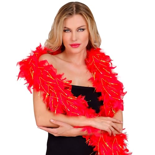 W WIDMANN MILANO Party Fashion - Federboa mit Lametta, Länge circa 180 cm, Federschal, Accessoire, Mottoparty W WIDMANN MILANO Party Fashion - Federboa mit Lametta, Länge circa 180 cm, Federschal, Accessoire, Mottoparty von W WIDMANN MILANO Party Fashion