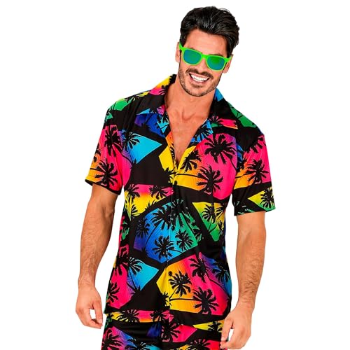 Widmann - Hawaii Hemd, kurzarm Hemd, Blumen, Aloha, Strand Party, Verkleidung von WIDMANN