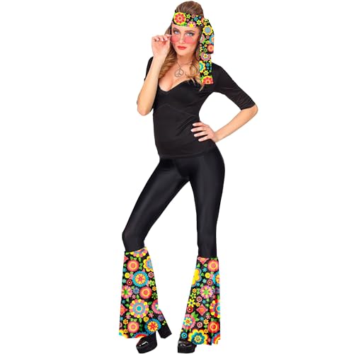 W WIDMANN MILANO Party Fashion - Hippie Set 60er / 70er Jahre, Stirnband und Stulpen, Hippie, Reggae, Flower Power, Colorful Flowers von W WIDMANN MILANO Party Fashion