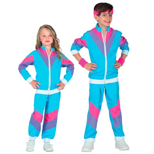 W WIDMANN MILANO Party Fashion - Kinderkostüm Trainingsanzug, 80er Jahre Outfit, Jogginganzug, Faschingskostüme W WIDMANN MILANO Party Fashion - Kinderkostüm Trainingsanzug, 80er Jahre Outfit, Jogginganzug, Faschingskostüme von WIDMANN MILANO PARTY FASHION