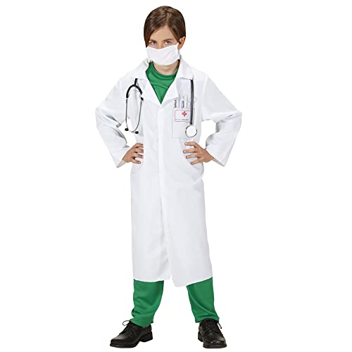 "DOCTOR" (lab coat, face mask) - (158 cm / 11-13 Years) von WIDMANN