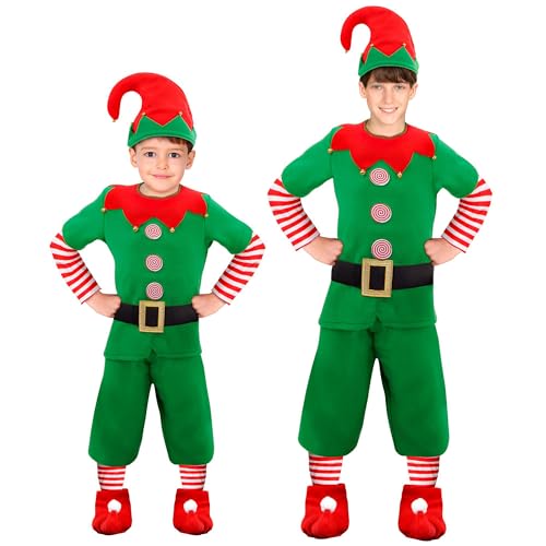 Widmann - Kinderkostüm Elf, Santas kleiner Helfer, Kobold, Wichtel, Weihnachtskostüm von WIDMANN MILANO PARTY FASHION