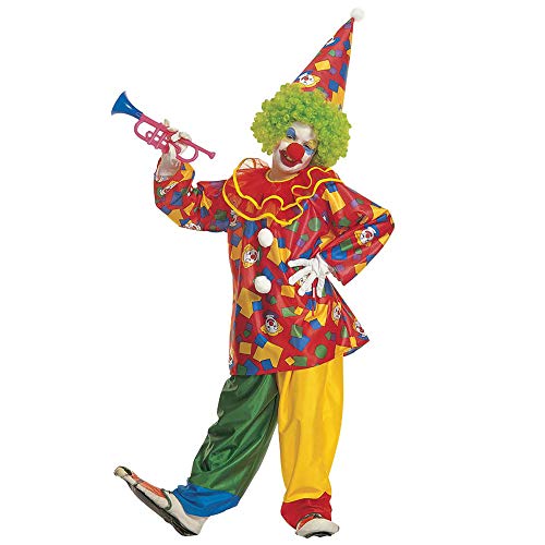 Widmann - Kinderkostüm Funny Clown, Coat mit Kragen, Hose, Hut, Zirkus, Motto-Party, Karneval von WIDMANN