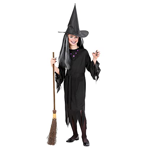 "WITCH" (dress, belt, hat) - (128 cm / 5-7 Years) von WIDMANN