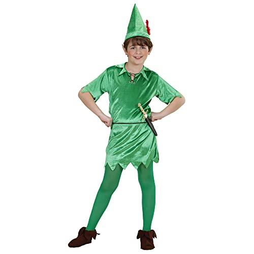 Widmann - Kinderkostüm Peter, Tunika mit Gürtel und Hut, Karneval, Mottoparty Widmann - Kinderkostüm Peter, Tunika mit Gürtel und Hut, Karneval, Mottoparty von W WIDMANN MILANO Party Fashion