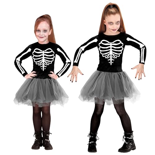 Widmann - Kinderkostüm Skelett Tänzerin, Sensenfrau, Halloween Verkleidung von WIDMANN MILANO PARTY FASHION