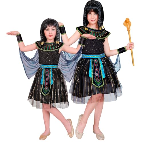 Widmann - Kinderkostüm ägyptische Königin, Kleid, Cleopatra, Pharao, Anubis, Herrscherin, Göttin von WIDMANN MILANO PARTY FASHION