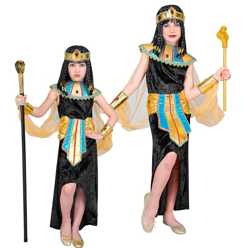 Widmann - Kinderkostüm ägyptische Königin, Kleid, Cleopatra, Pharao, Anubis, Herrscherin, Göttin von WIDMANN MILANO PARTY FASHION