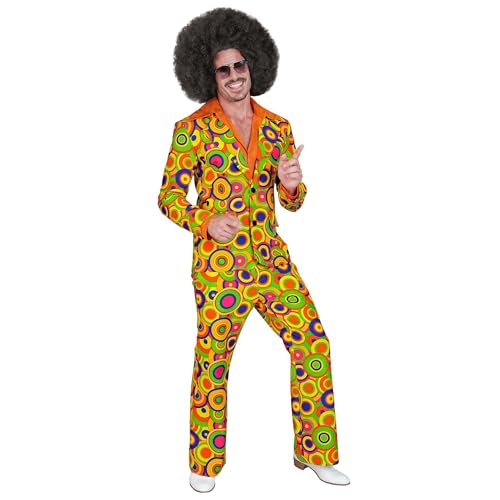 WIDMANN MILANO PARTY FASHION - Kostüm 70er Jahre Anzug, Jackett und Hose, Hippie, Reggae, Flower Power, Disco Fever, Schlagermove von WIDMANN MILANO PARTY FASHION