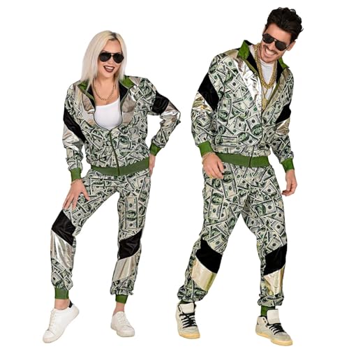 DOLLARS SHELL SUIT (jacket, pants) - (XXL) von WIDMANN