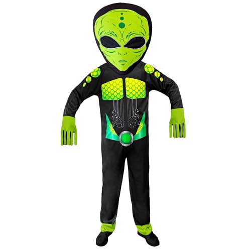 "SPACE ALIEN" (overalls, oversized mask) - (L/XL) von WIDMANN