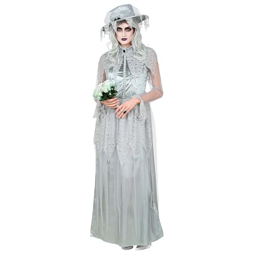 "GHOSTLY BRIDE" (dress, hat) - (L) von WIDMANN
