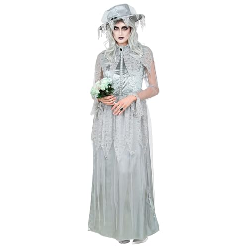 "GHOSTLY BRIDE" (dress, hat) - (L) von WIDMANN