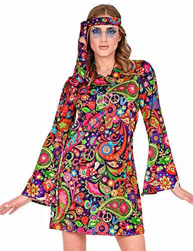 W WIDMANN MILANO Party Fashion - Kostüm Hippie Woman, Flower Power, Faschingskostüm W WIDMANN MILANO Party Fashion - Kostüm Hippie Woman, Flower Power, Faschingskostüm von W WIDMANN MILANO Party Fashion
