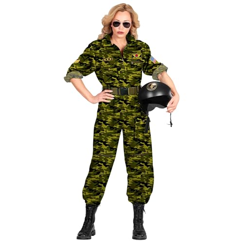 W WIDMANN MILANO Party Fashion - Kostüm Kampfjetpilotin, Overall, Pilotenanzug, Uniform, Faschingskostüme W WIDMANN MILANO Party Fashion - Kostüm Kampfjetpilotin, Overall, Pilotenanzug, Uniform, Faschingskostüme von W WIDMANN MILANO Party Fashion