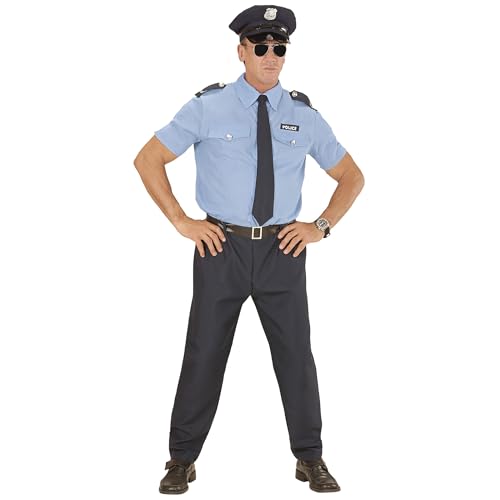 "POLICE OFFICER" (shirt, pants, belt, tie, hat) - (XXXL) von WIDMANN