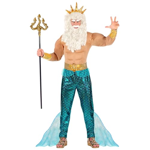 W WIDMANN MILANO Party Fashion - Kostüm Poseidon, König der Meere, Unterwasserwelt, Faschingskostüme W WIDMANN MILANO Party Fashion - Kostüm Poseidon, König der Meere, Unterwasserwelt, Faschingskostüme von W WIDMANN MILANO Party Fashion
