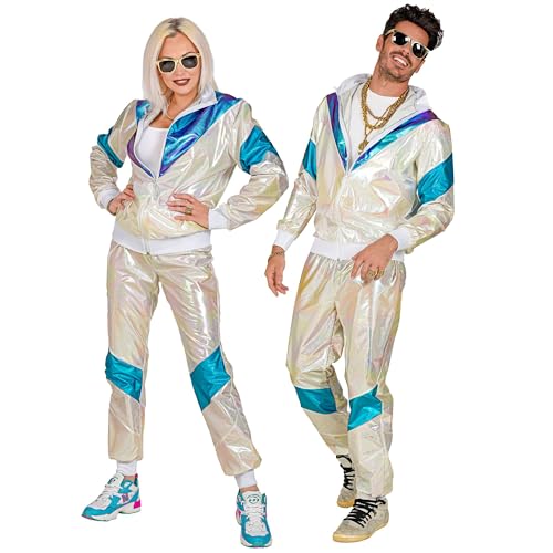 W WIDMANN MILANO Party Fashion - Kostüm Trainingsanzug 80er Jahre, geperlt, Jogginganzug, Retro-Style, Bad Taste Outfit W WIDMANN MILANO Party Fashion - Kostüm Trainingsanzug 80er Jahre, geperlt, Jogginganzug, Retro-Style, Bad Taste Outfit von W WIDMANN MILANO Party Fashion