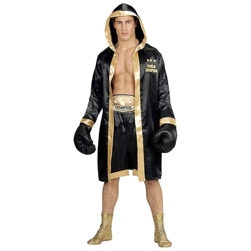 "WORLD BOXING CHAMPION" (hooded robe, shorts, belt, boxing gloves) - (M/L) von WIDMANN