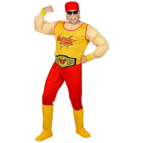 WIDMANN 02551 COSTUME WRESTLING S HULK HOGAN C/MUSC #025A von WIDMANN