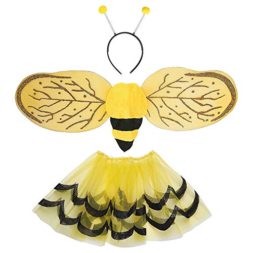 "BEE" dress-up set (tutu, wings, antennas) - von WIDMANN