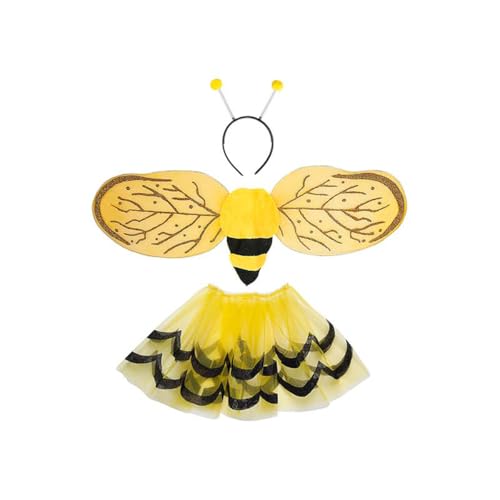 "BEE" dress-up set (tutu, wings, antennas) - von WIDMANN