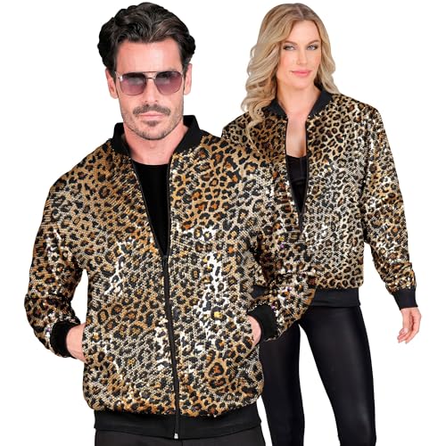 WIDMANN MILANO PARTY FASHION - Party Fashion Bomberjacke, Pailletten Jacke, Weste, Party Outfit, Disco Fever, Animal Print von WIDMANN MILANO PARTY FASHION