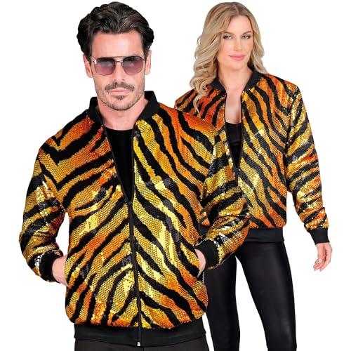 WIDMANN MILANO PARTY FASHION - Party Fashion Bomberjacke, Pailletten Jacke, Weste, Party Outfit, Disco Fever, Animal Print von WIDMANN MILANO PARTY FASHION