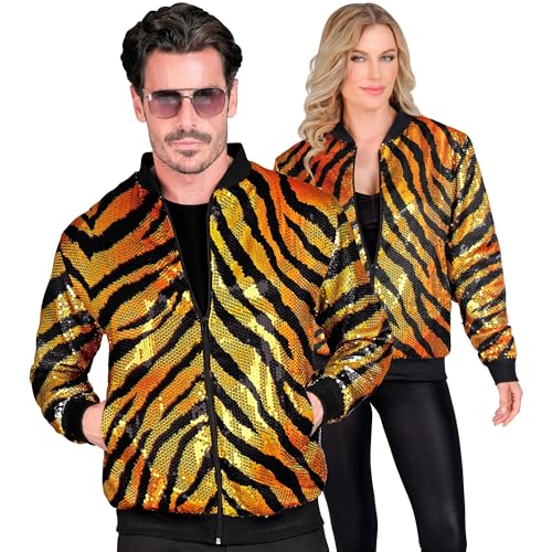 W WIDMANN MILANO Party Fashion - Party Fashion Bomberjacke, Pailletten Jacke, Weste, Party Outfit, Disco, Animal Print von W WIDMANN MILANO Party Fashion