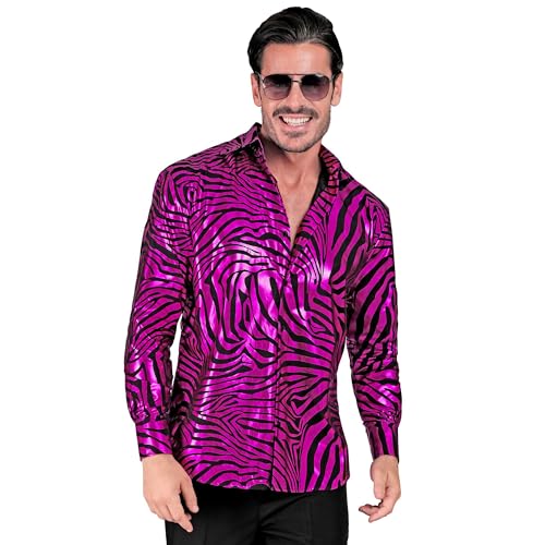 WIDMANN MILANO PARTY FASHION - Party Fashion Hemd, Zebra Muster, Animal Print, Tierkostüm, Showmen, 80er Jahre, Disco Fever WIDMANN MILANO PARTY FASHION - Party Fashion Hemd, Zebra Muster, Animal Print, Tierkostüm, Showmen, 80er Jahre, Disco Fever von WIDMANN MILANO PARTY FASHION