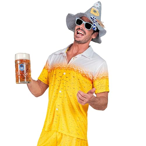 W WIDMANN MILANO Party Fashion - Party Fashion Hemd für Herren, Bier, T-Shirt, Bierfest, Bayern, Bier Outfit, Festival von W WIDMANN MILANO Party Fashion