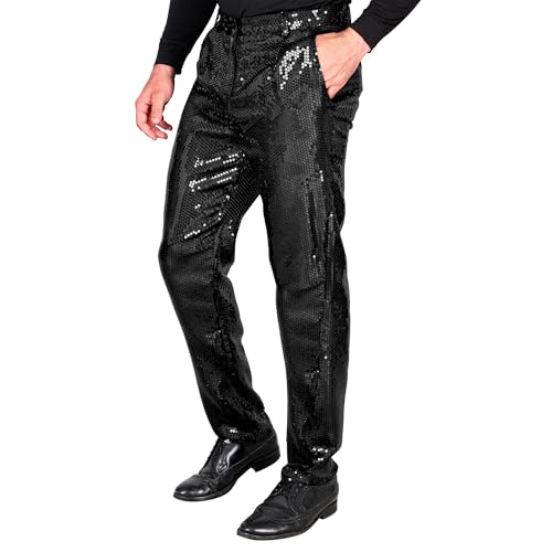 WIDMANN MILANO PARTY FASHION - Party Fashion Paillettenhose für Herren, Disco Fever, Schlagermove, Herrenhose von WIDMANN MILANO PARTY FASHION