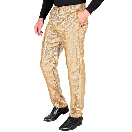 W WIDMANN MILANO Party Fashion - Party Fashion Paillettenhose für Herren, Disco Fever, Schlagermove, Herrenhose W WIDMANN MILANO Party Fashion - Party Fashion Paillettenhose für Herren, Disco Fever, Schlagermove, Herrenhose von W WIDMANN MILANO Party Fashion