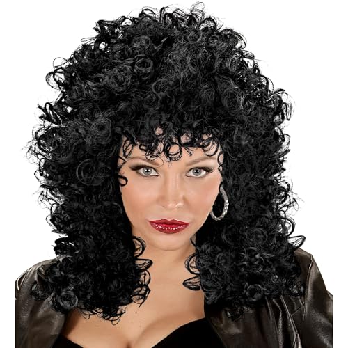 Widmann - Perücke Eleonore, Locken-Perücke, Kunsthaar, Rockstar, 80er Jahre, Mottoparty, Karneval von WIDMANN MILANO PARTY FASHION