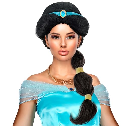 W WIDMANN MILANO Party Fashion - Perücke arabische Prinzessin, schwarz, Kunsthaar, Langhaarperücke, Märchen W WIDMANN MILANO Party Fashion - Perücke arabische Prinzessin, schwarz, Kunsthaar, Langhaarperücke, Märchen von W WIDMANN MILANO Party Fashion