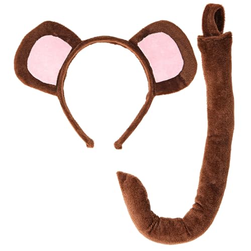 W WIDMANN MILANO Party Fashion - Verkleidungsset Affe, Ohren und Schwanz, Karneval, Mottoparty W WIDMANN MILANO Party Fashion - Verkleidungsset Affe, Ohren und Schwanz, Karneval, Mottoparty von W WIDMANN MILANO Party Fashion