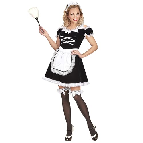 "FRENCH MAID" (dress with apron, headpiece) - (M) von WIDMANN