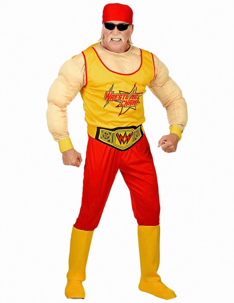 Wrestler-Kostüm für Männer 5-teilig von WIDMANN