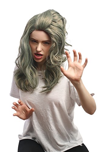 WIG ME UP - 90890-ZA30A-ZA94A-ZA68E Perücke Damen Karneval Fasching Halloween Grau Grün Braun Meerjungfrau Seejungfau Mermaid Nixe lang wellig 50 cm WIG ME UP - 90890-ZA30A-ZA94A-ZA68E Perücke Damen Karneval Fasching Halloween Grau Grün Braun Meerjungfrau Seejungfau Mermaid Nixe lang wellig 50 cm von WIG ME UP
