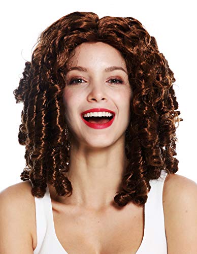 WIG ME UP - 91056-1-ZA6A Perücke Damenperücke Karneval Halloween Barock Rokoko Biedermeier Gothic Lolita Cosplay Korkenzieher-Locken lang braun WIG ME UP - 91056-1-ZA6A Perücke Damenperücke Karneval Halloween Barock Rokoko Biedermeier Gothic Lolita Cosplay Korkenzieher-Locken lang braun von WIG ME UP