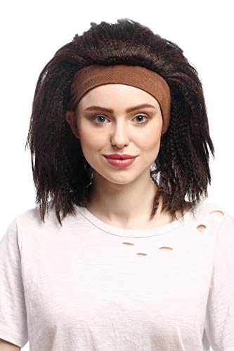 WIG ME UP - 91178-ZA2 Perücke Damen Fasching Karneval Stirnband Schwarzbraun Braun gekreppt Kreppwellen Volumen Latina Karibik Gangster WIG ME UP - 91178-ZA2 Perücke Damen Fasching Karneval Stirnband Schwarzbraun Braun gekreppt Kreppwellen Volumen Latina Karibik Gangster von WIG ME UP