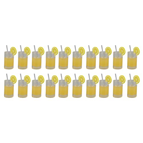 20pcs Dollhouse Lemonade Cup Harz Harz anliegende Details Miniaturbecher Set für 1:12 1: 6 Puppenhaus 20pcs Dollhouse Lemonade Cup Harz Harz anliegende Details Miniaturbecher Set für 1:12 1: 6 Puppenhaus von WIHFHGZ