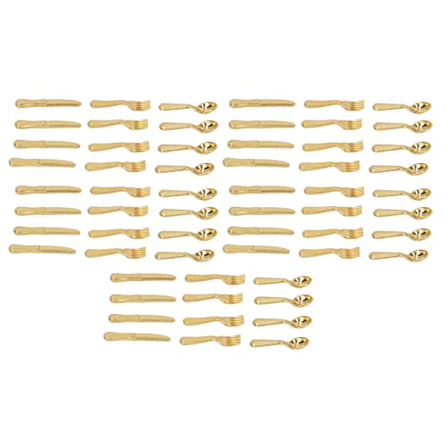 Dollhouse Dinner Set - 1/12 -Skala Miniatur -Tabelle, sicheres Bahnmaterial, realistische Rollenspiele und Puppenhausdekoration, ideales für Kinder und Sammler, 5 Pack (Type 1) von WIHFHGZ