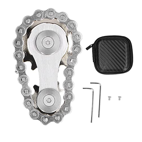 Edelstahl Zapprocket Toy Toy Children Gears Bike -Kettenspielzeug für ADHS für ADHS von WIHFHGZ