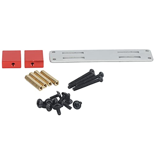 Fernbedienungsauto Metall Ersatzteil Kompatibel mit MN Serie Stabile Ausführung Leicht und Robust Für RC Auto (Rot) von WIHFHGZ
