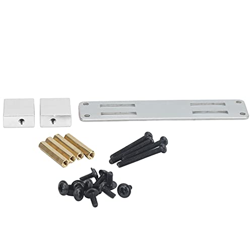 Fernbedienungsauto Metall Ersatzteil Kompatibel mit MN Serie Stabile Ausführung Leicht und Robust Für RC Auto (Silber) von WIHFHGZ
